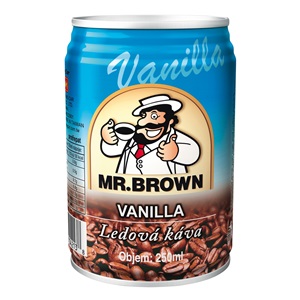 Mr. Brown Vanilla plech 240ml