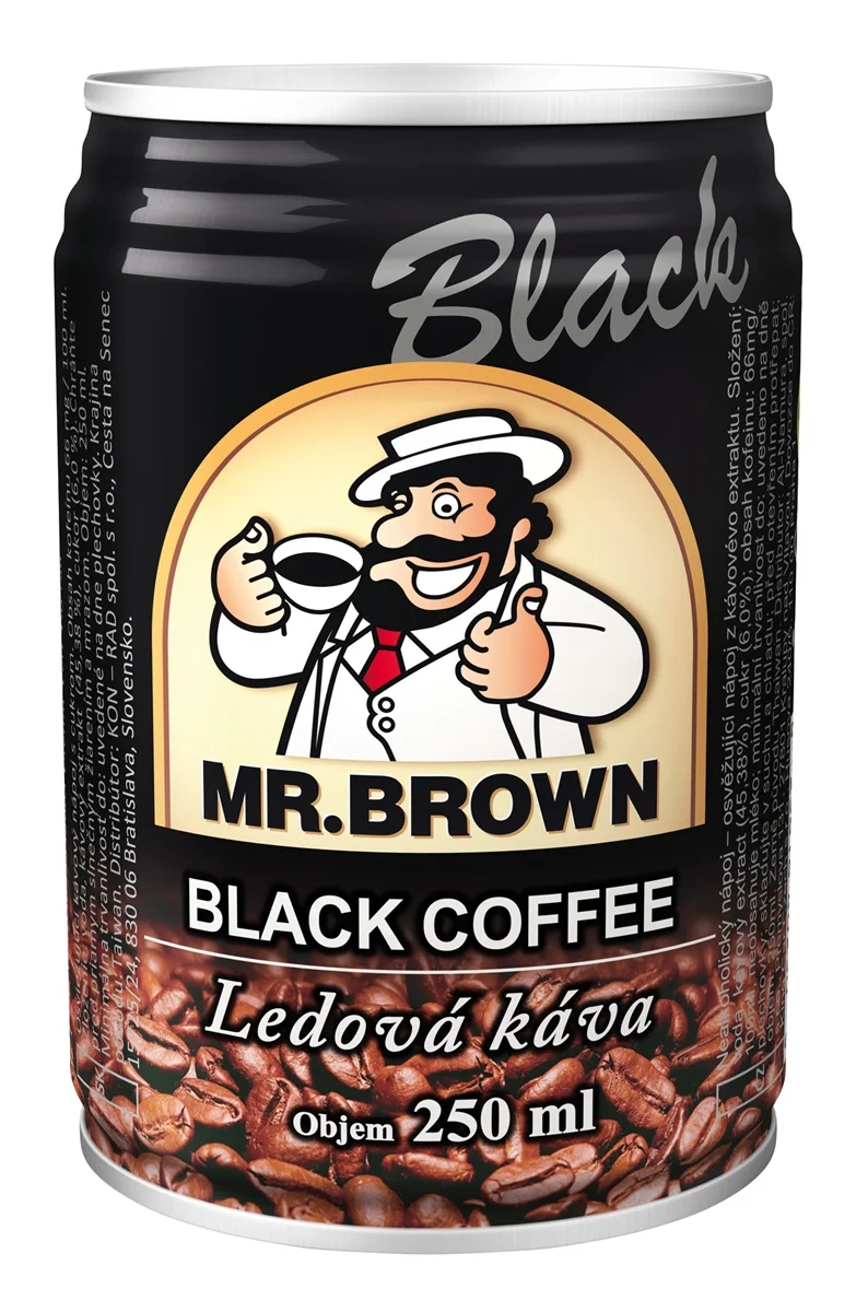Mr. Brown Black plech 240 ml