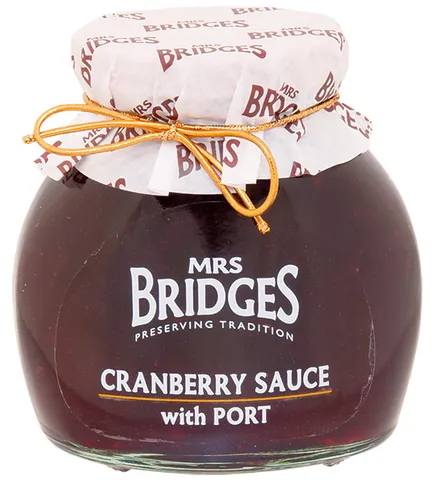 Mrs. Bridges džem Brusinka s portským vínem 340g