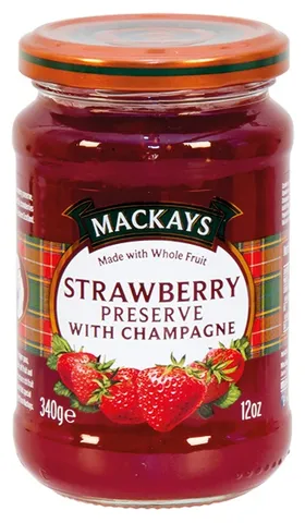 Mackay's džem jahodový se šampaňským 340g