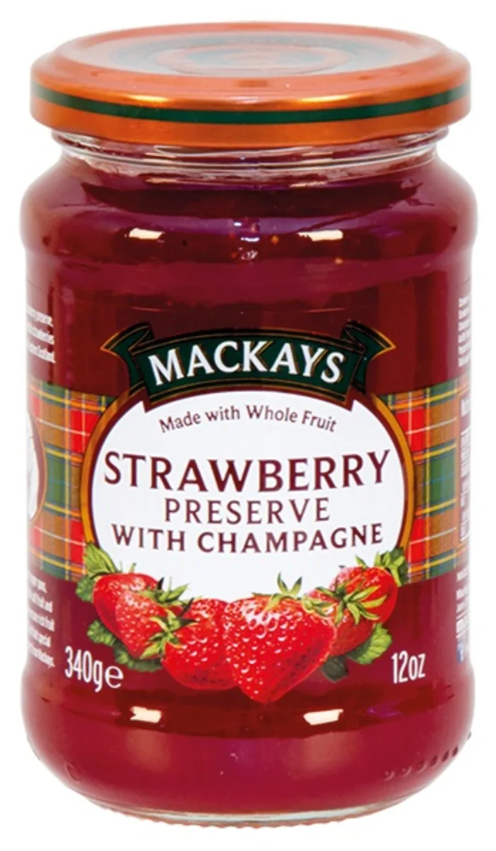 Mackay's džem jahodový se šampaňským 340g