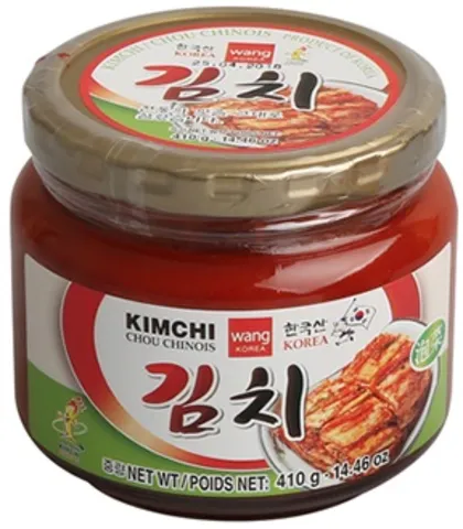Wang kimchi konzervované fermentované zelí sklo 410g