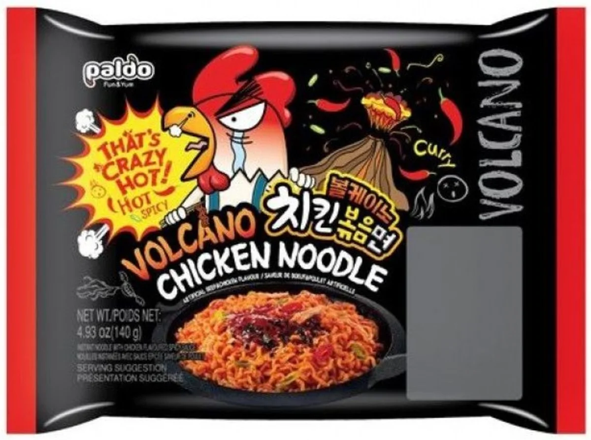 Paldo Volcano Chicken kuřecí velmi pálivá polévka 140g