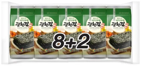 Kwang mořská řasa nori s olejem snack 10x5g