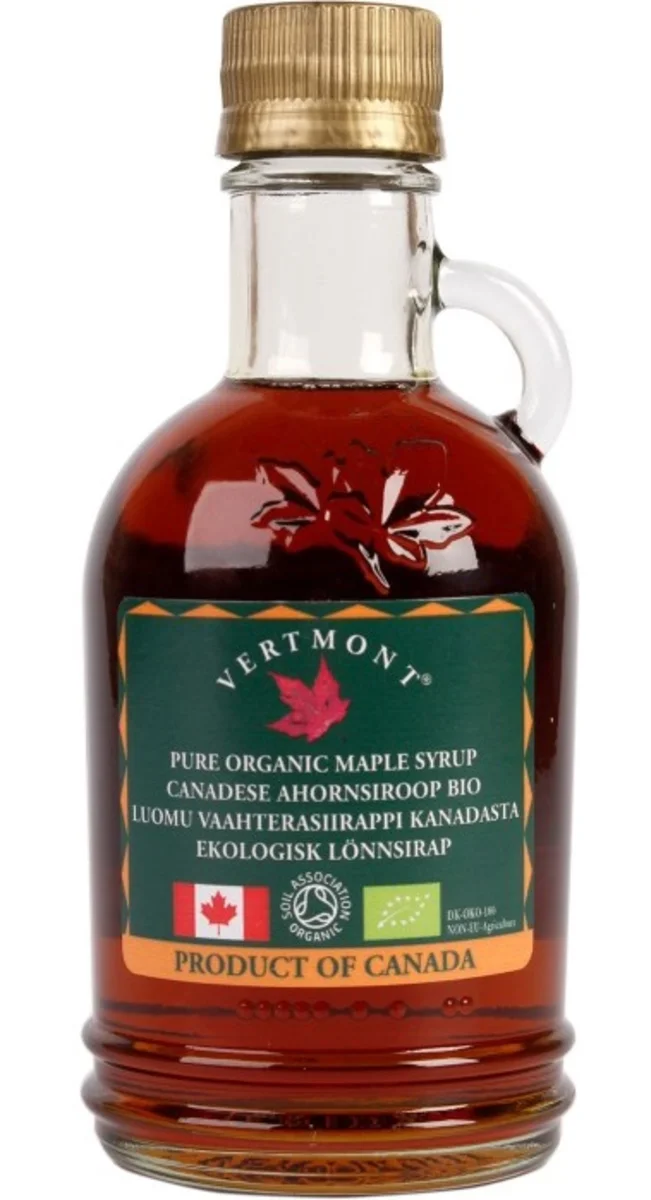 Vertmont javorový sirup grade-A Amber BIO sklo 250ml
