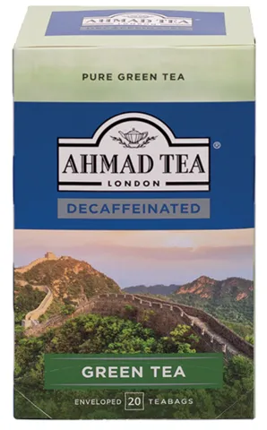 Ahmad Tea zelený čaj bez kofeinu ALU 20x2g