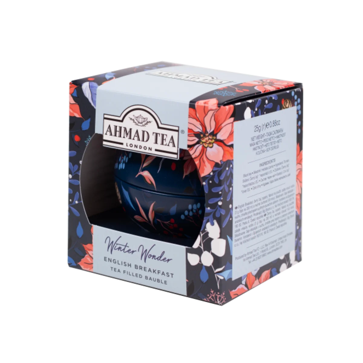 Ahmad Tea Vánoční ozdoba Winter Wonder English Breakfast 25g
