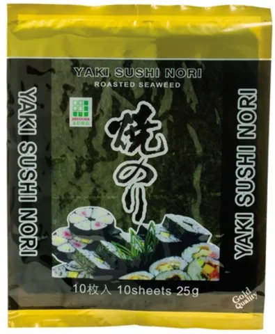 JH Foods řasa nori gold celé 10ks 25g